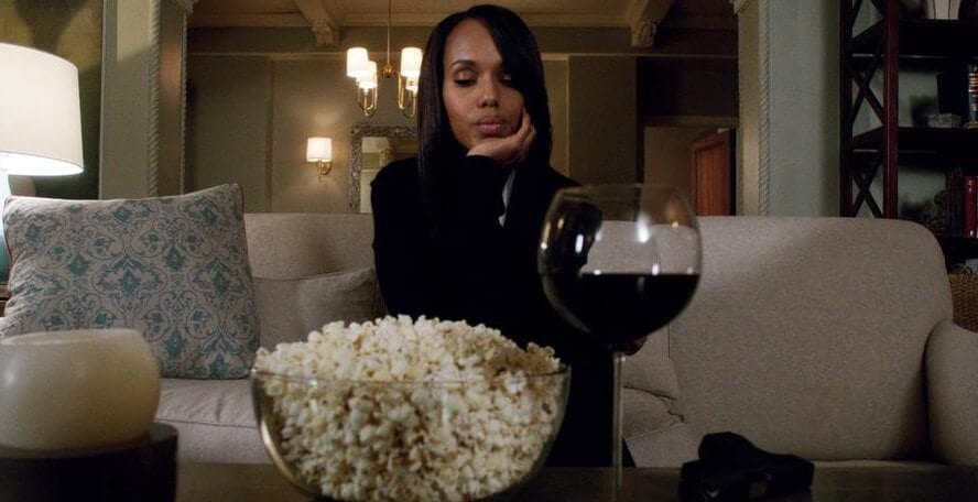 Olivia Pope & Red Wine